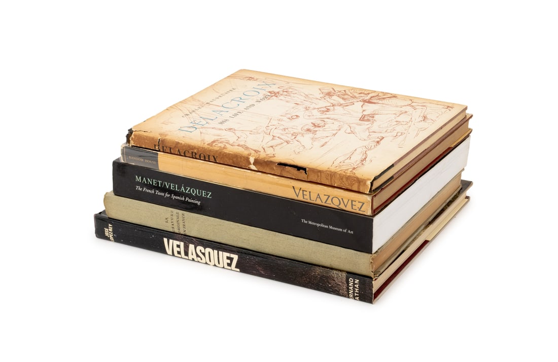 Books on French and Spanish Artists, 5: Collection of 5 Books on French and Spanish Artists, comprising: "Velasquez", Lopez-Rey, Jose, "La Gravure Originale en France de Manet a Nos Jours", Roger-Marx, Claude, "Manet/Velasquez: The French T