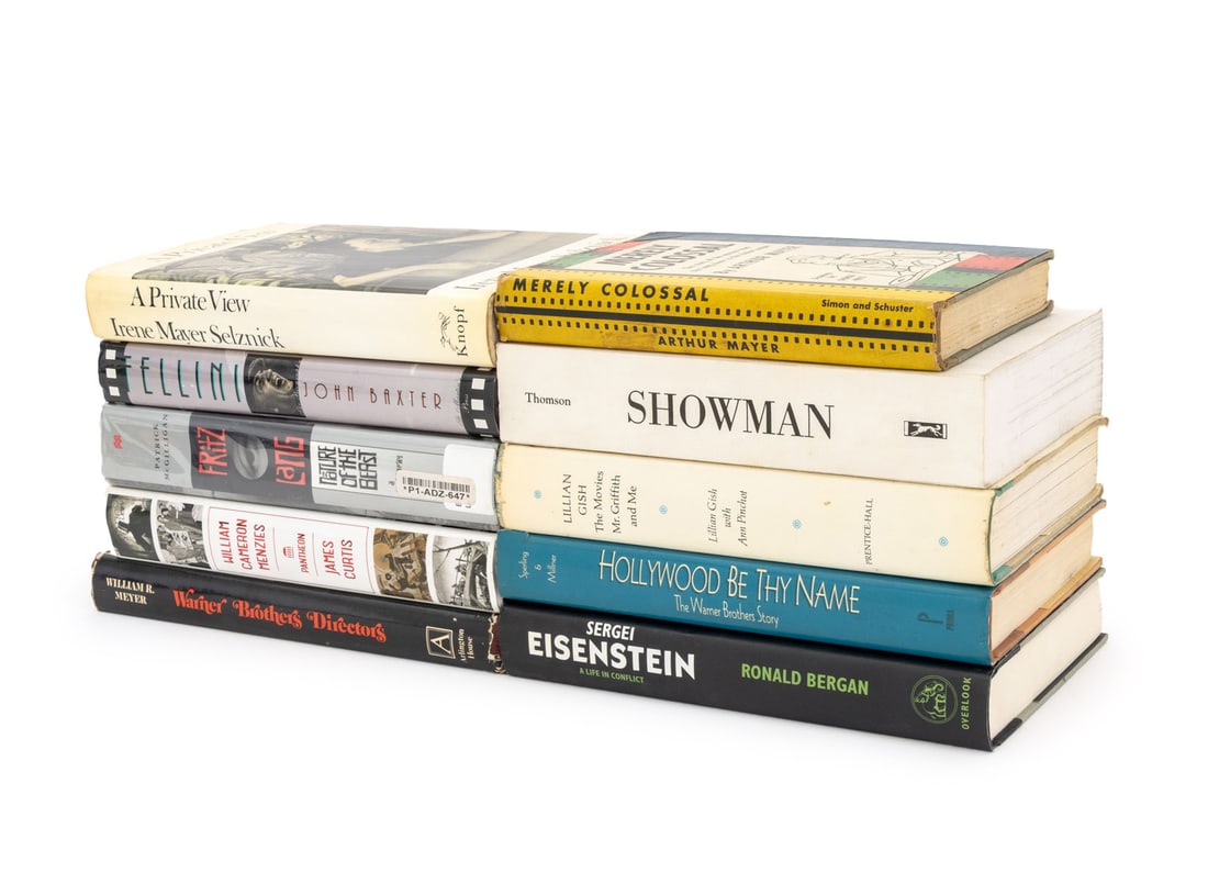 Books on Acting and Film, 10: Collection of Ten Books on Acting and Film, comprising: "Showman the Life of David O. Selznick", Thomson, David, uncorrected proof, "Warner Brothers Directors: the Hard-Boiled, the Comic, and the
