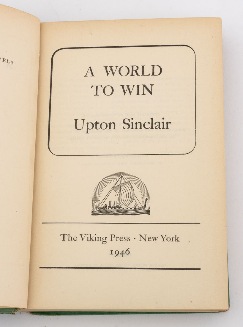 Upton Sinclair Books, 8 - 10