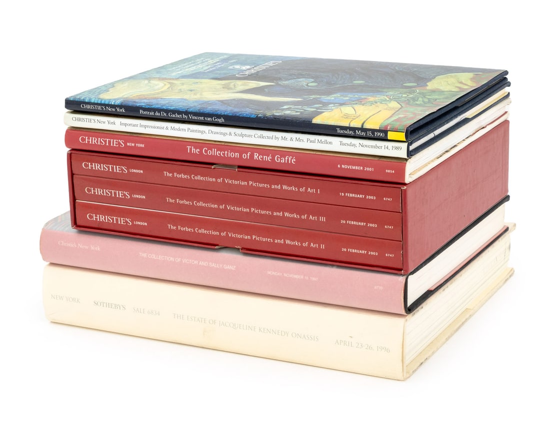 Christie's and Sotheby's Art Auction Catalogs, 6: Collection of Six Art Auction Catalogs, comprising: "Christie's Important Impressionist & Modern Paintings, Drawings & Sculpture by Mr. & Mrs. Paul Mellon", Nov. 14, 1989, "Christie's The Collection