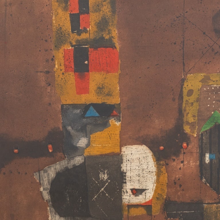 Johnny Friedlaender "Signe Des Temps" Etching - 3