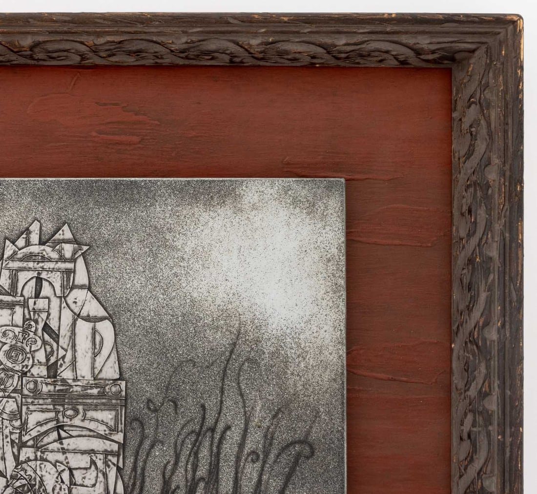 Mel Silverman "Cancel" Printmaking Matrix, 1964 - 6