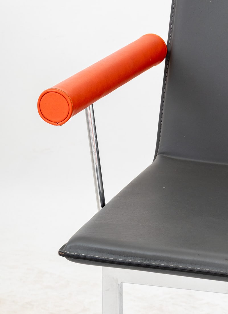 Il Loft "HI.02" Hils Leather Swivel Armchairs, Pr. - 3