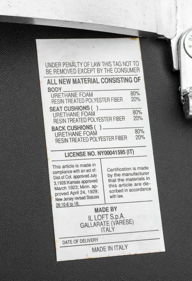 Il Loft "HI.02" Hils Leather Swivel Armchairs, Pr. - 6