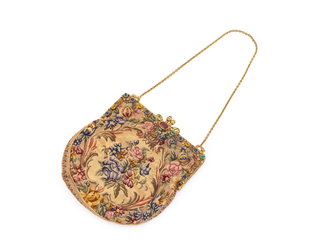 Floral Needlepoint Reticule (1 of 8)
