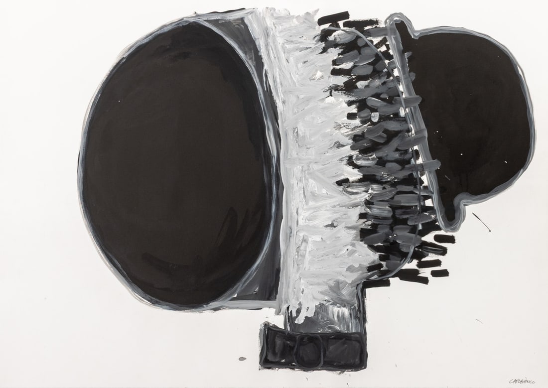 Domenick Capobianco "Splat" Acrylic on Paper (1 of 6)