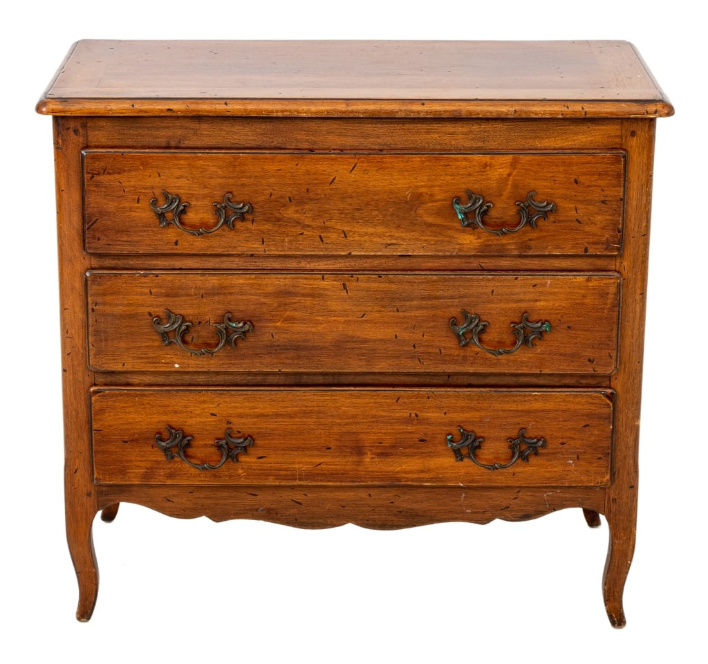 French Provincial Walnut Commode (1 of 7)