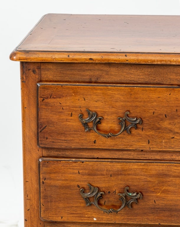 French Provincial Walnut Commode - 3