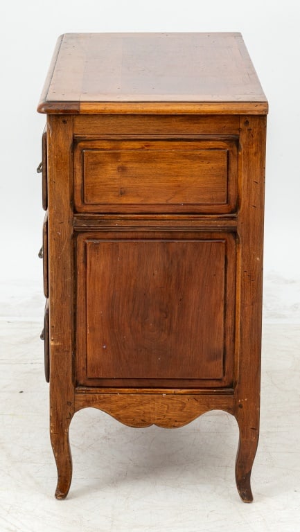 French Provincial Walnut Commode - 4