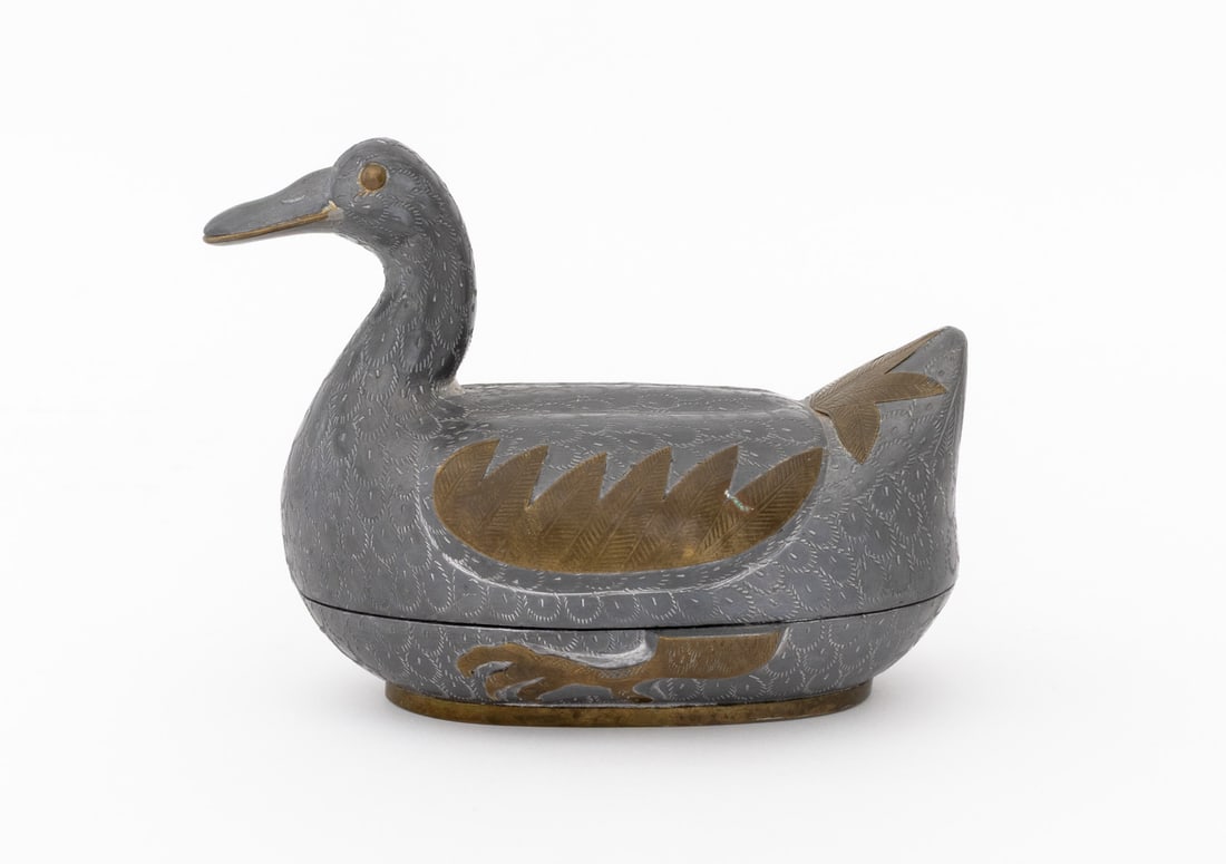 Chinese Duck Form Covered Boxes, 4 - 3