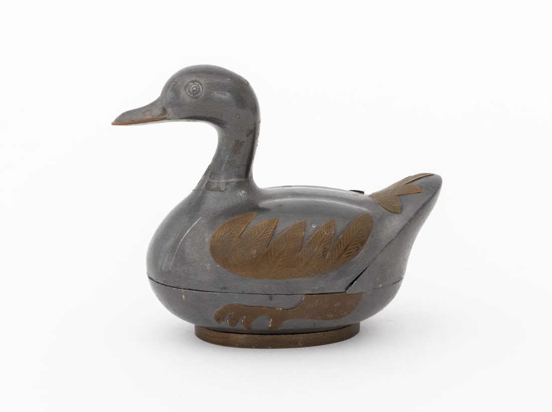Chinese Duck Form Covered Boxes, 4 - 6