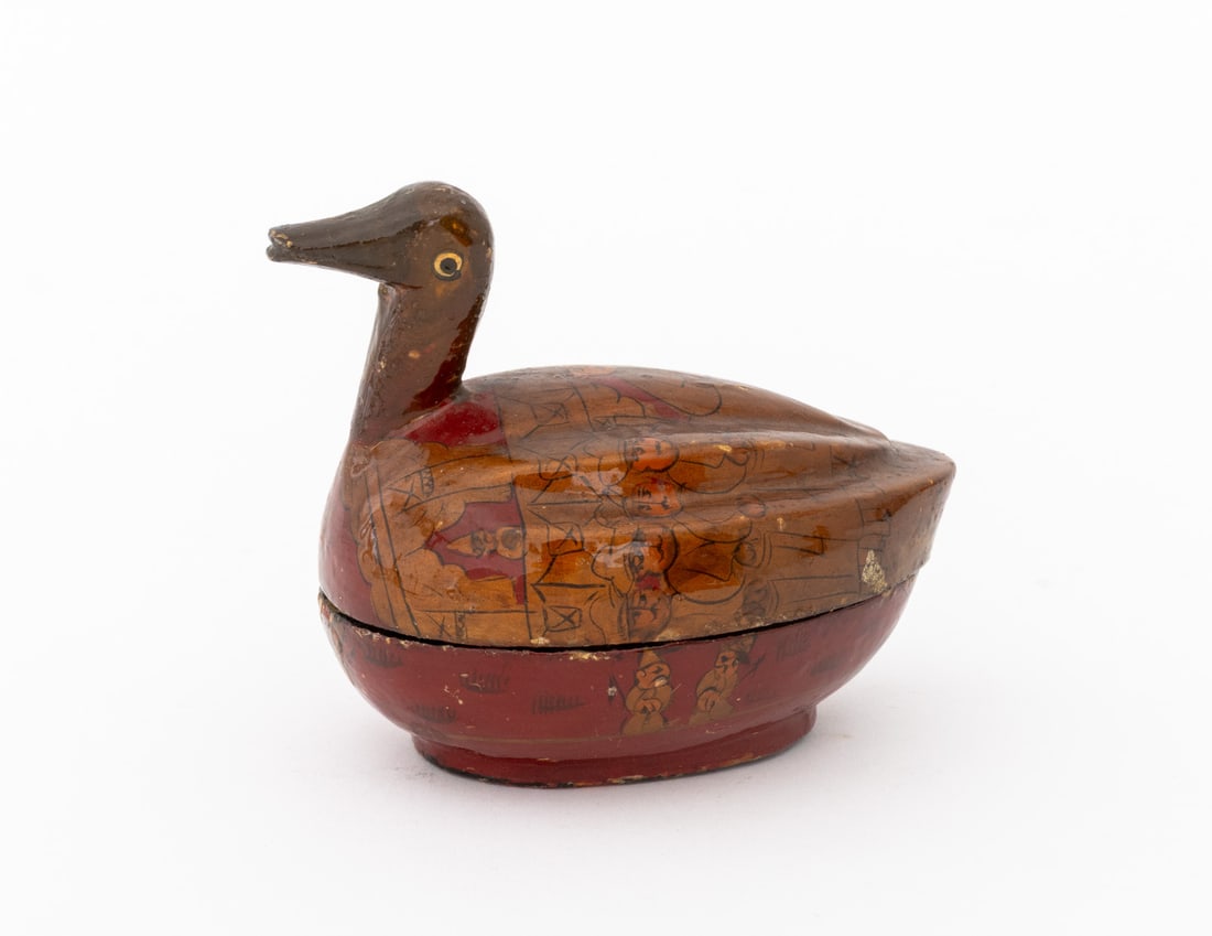 Chinese Duck Form Covered Boxes, 4 - 8