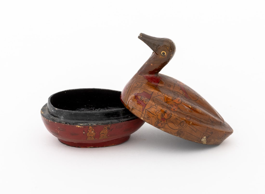 Chinese Duck Form Covered Boxes, 4 - 9