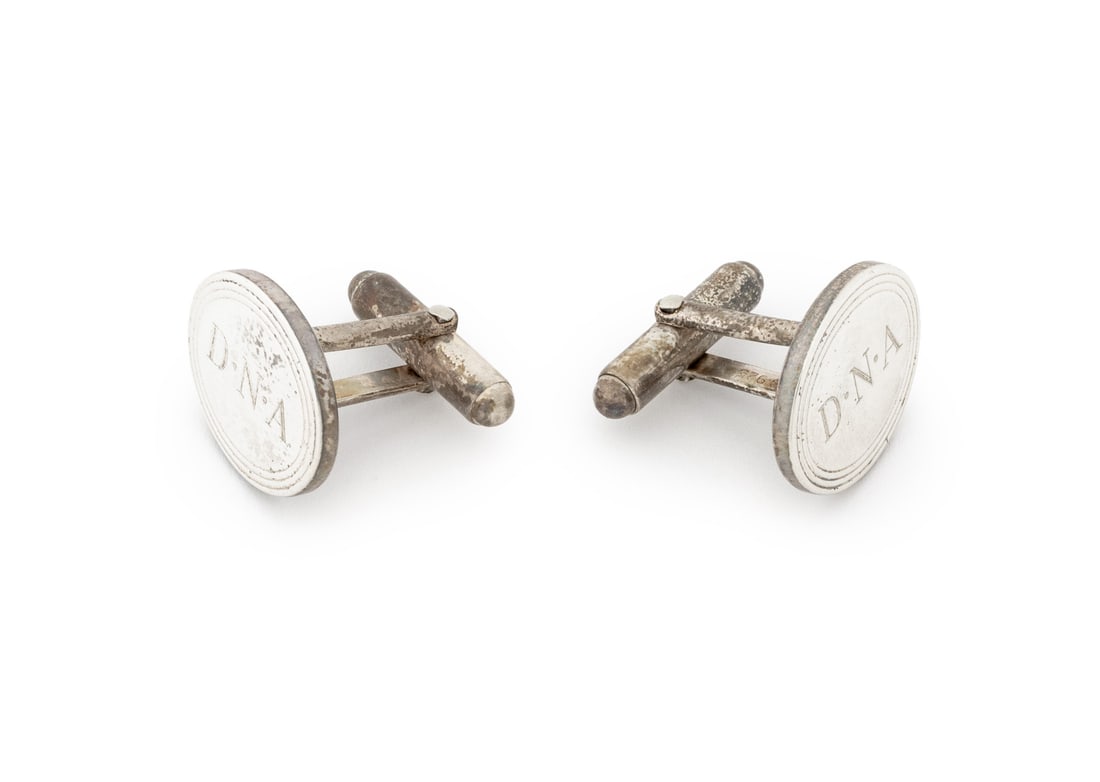 Tiffany & Co. 925 Silver Engine Turned Cufflinks (1 of 7)