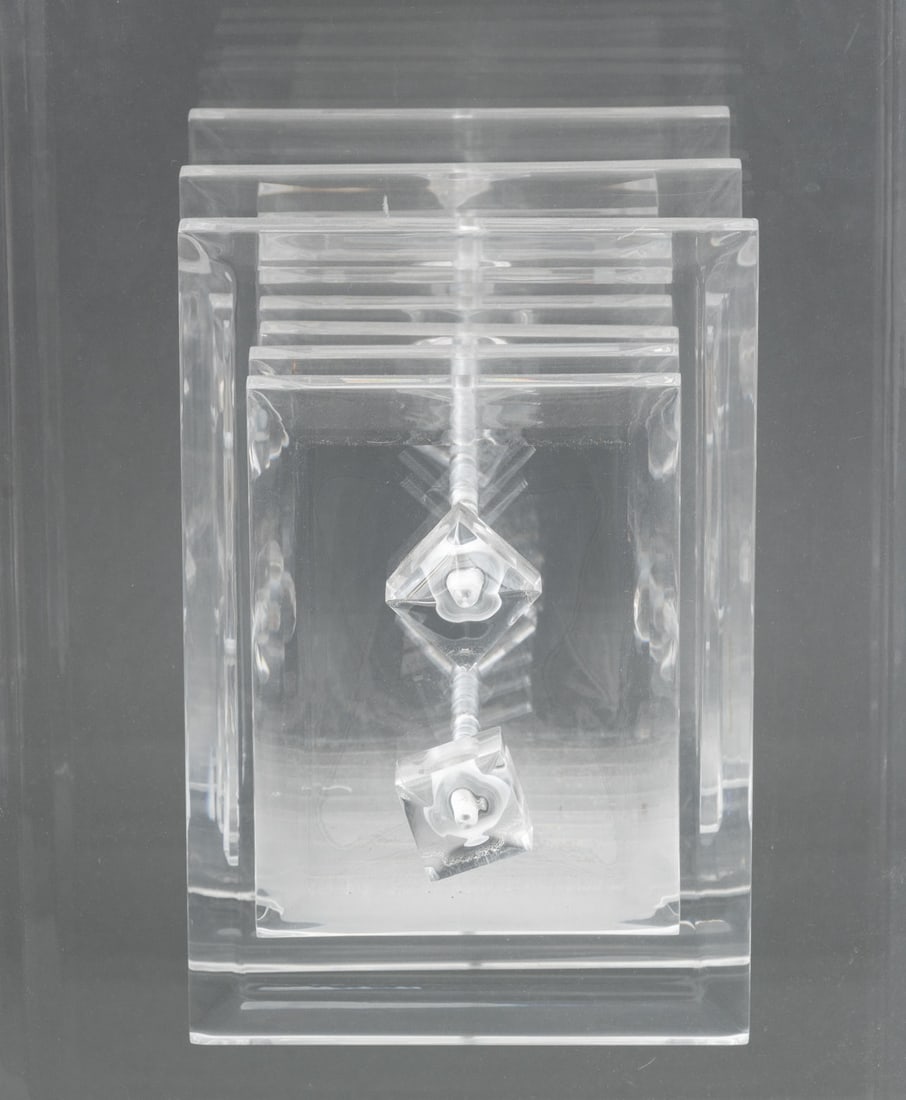 Postmodern Clear Acrylic Console Table - 9