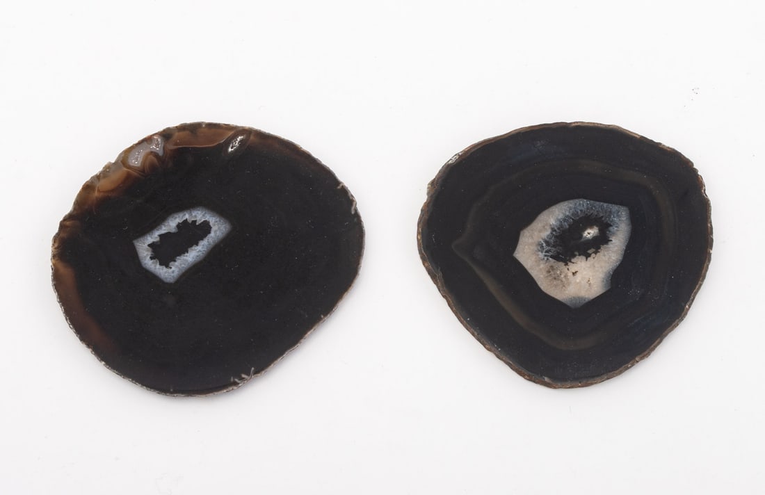 Banded Agate Coasters, 10 - 10