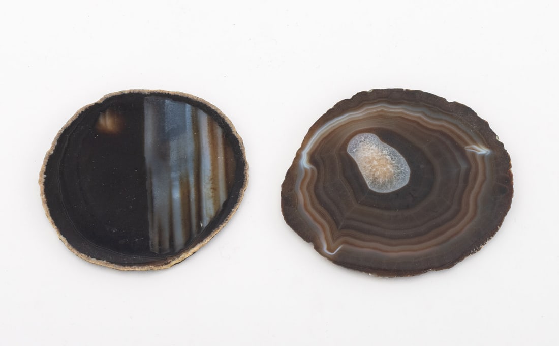 Banded Agate Coasters, 10 - 5