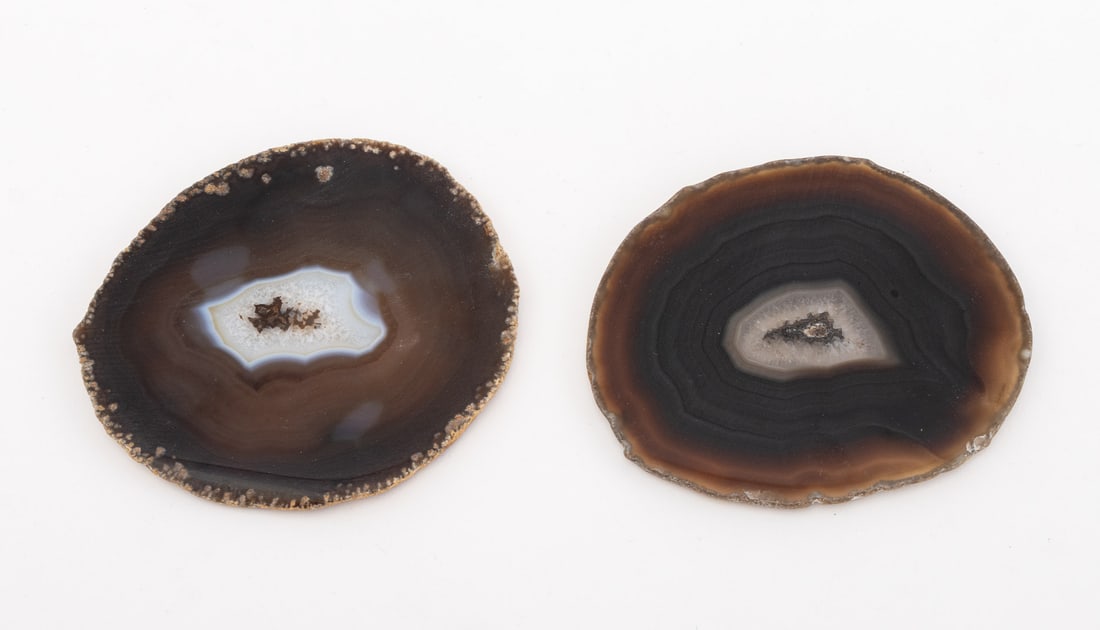Banded Agate Coasters, 10 - 7