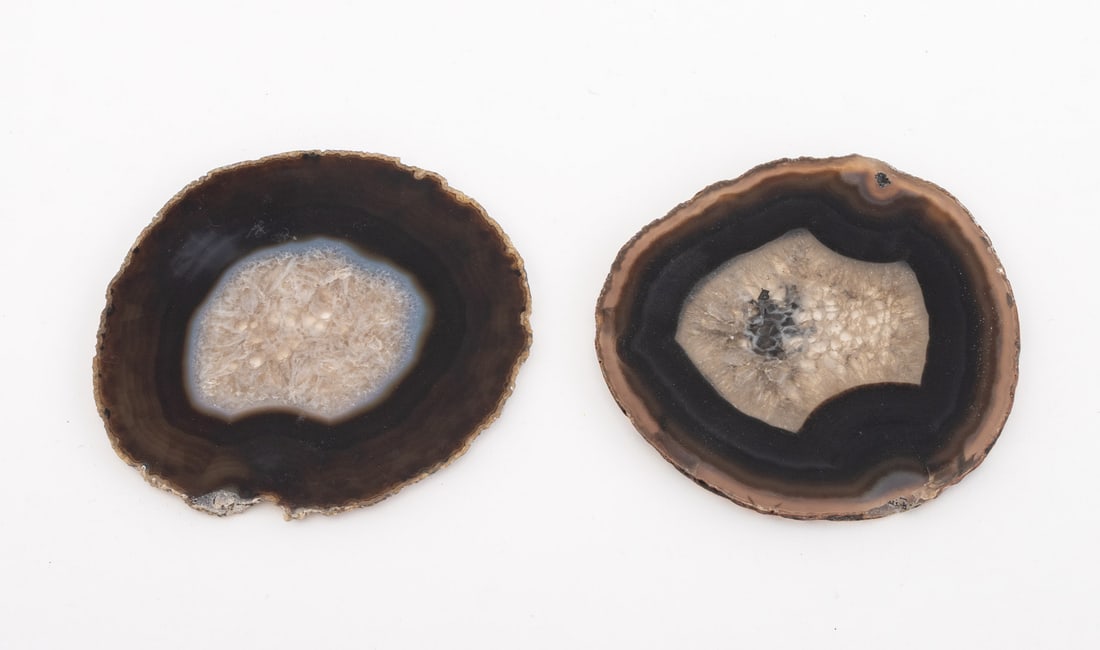 Banded Agate Coasters, 10 - 8