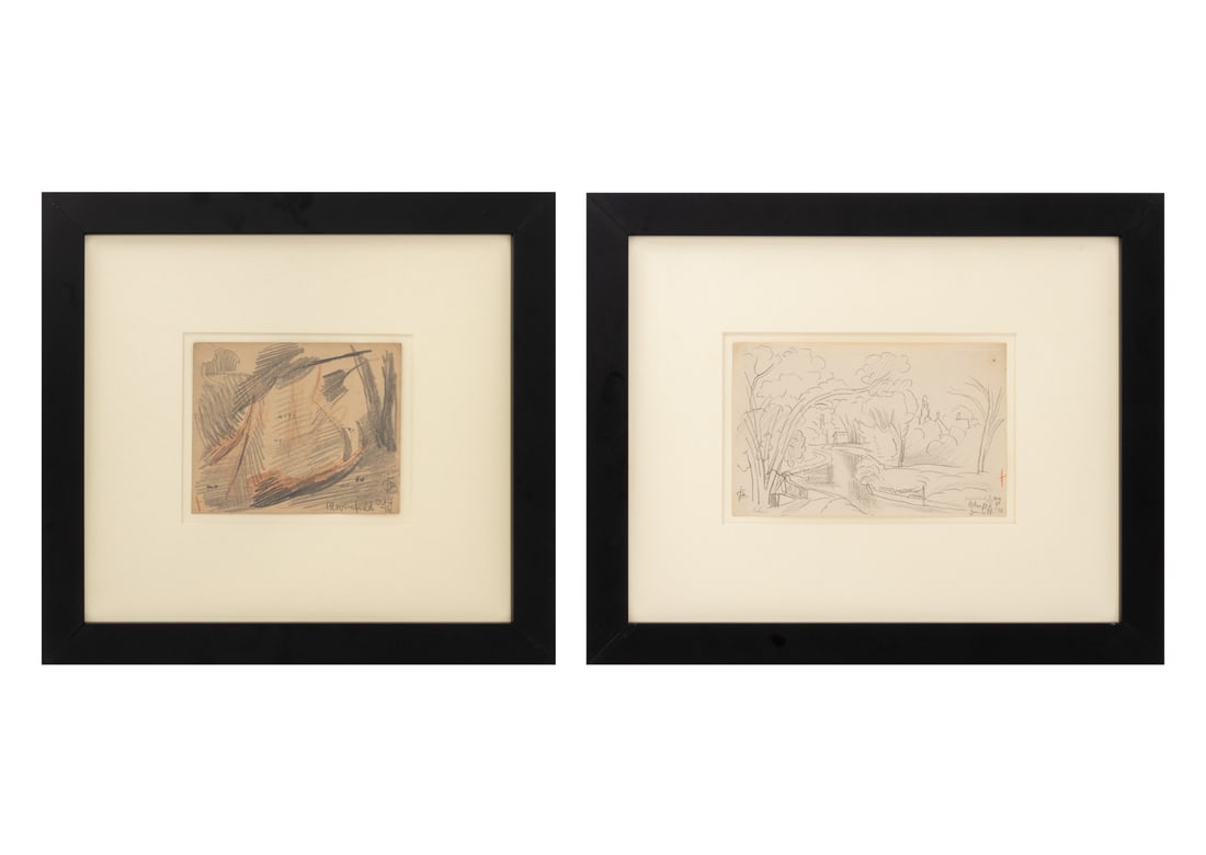 Oscar F. Bluemner Landscape Studies Mixed Media, 2 (1 of 13)