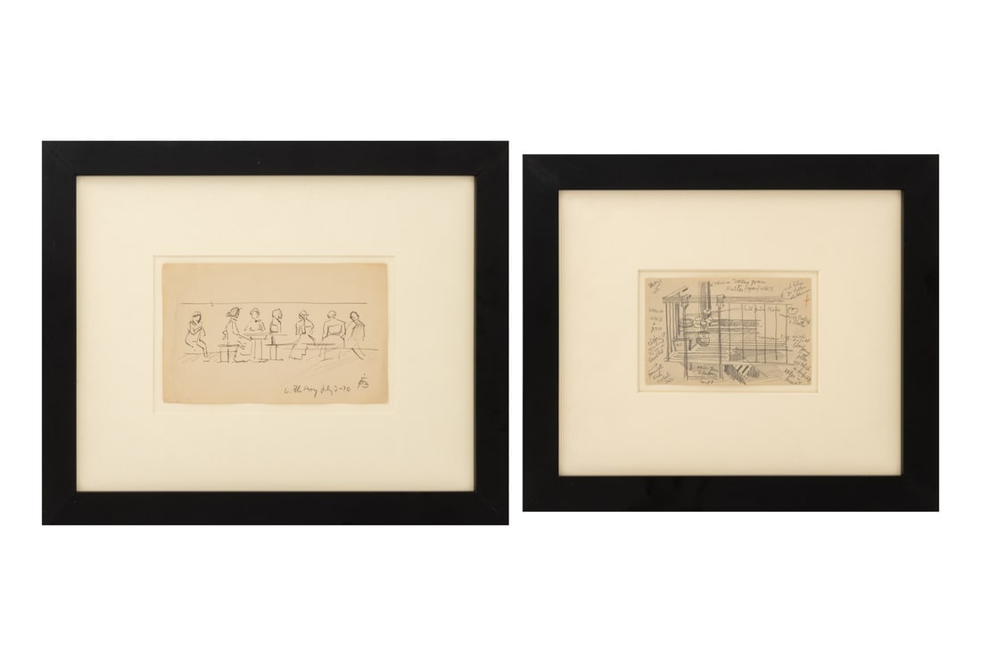 Oscar F. Bluemner Landscape Graphite on Paper, 2 (1 of 10)