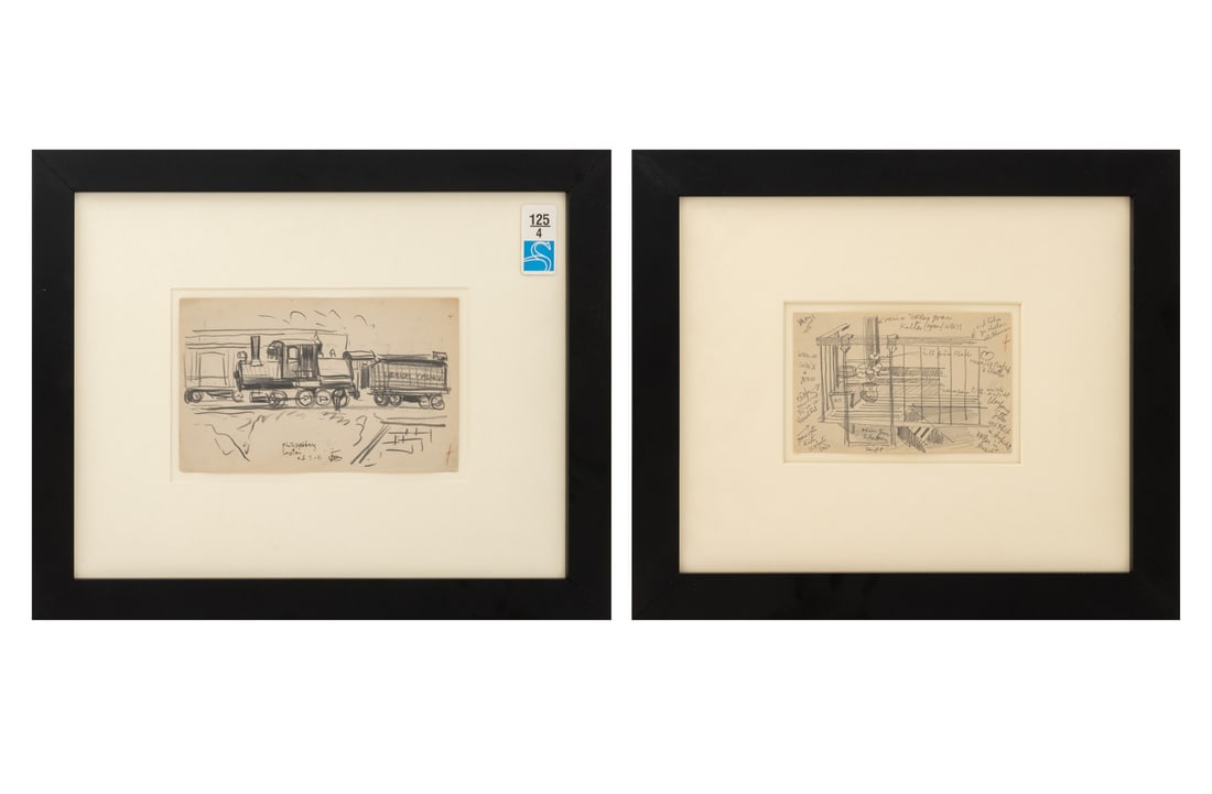 Oscar F. Bluemner Landscape Vignettes Graphite, 2 (1 of 12)