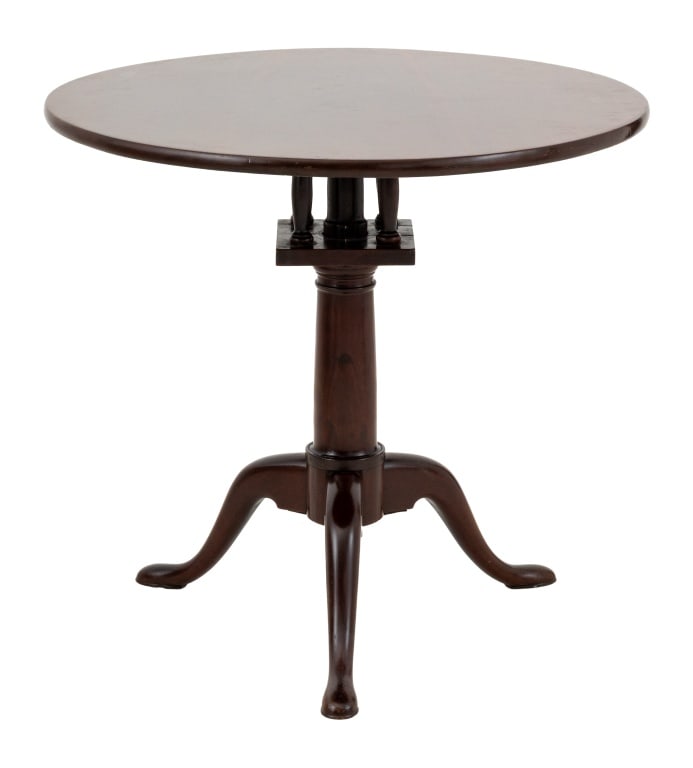George III Style Mahogany Tripod Table (1 of 5)