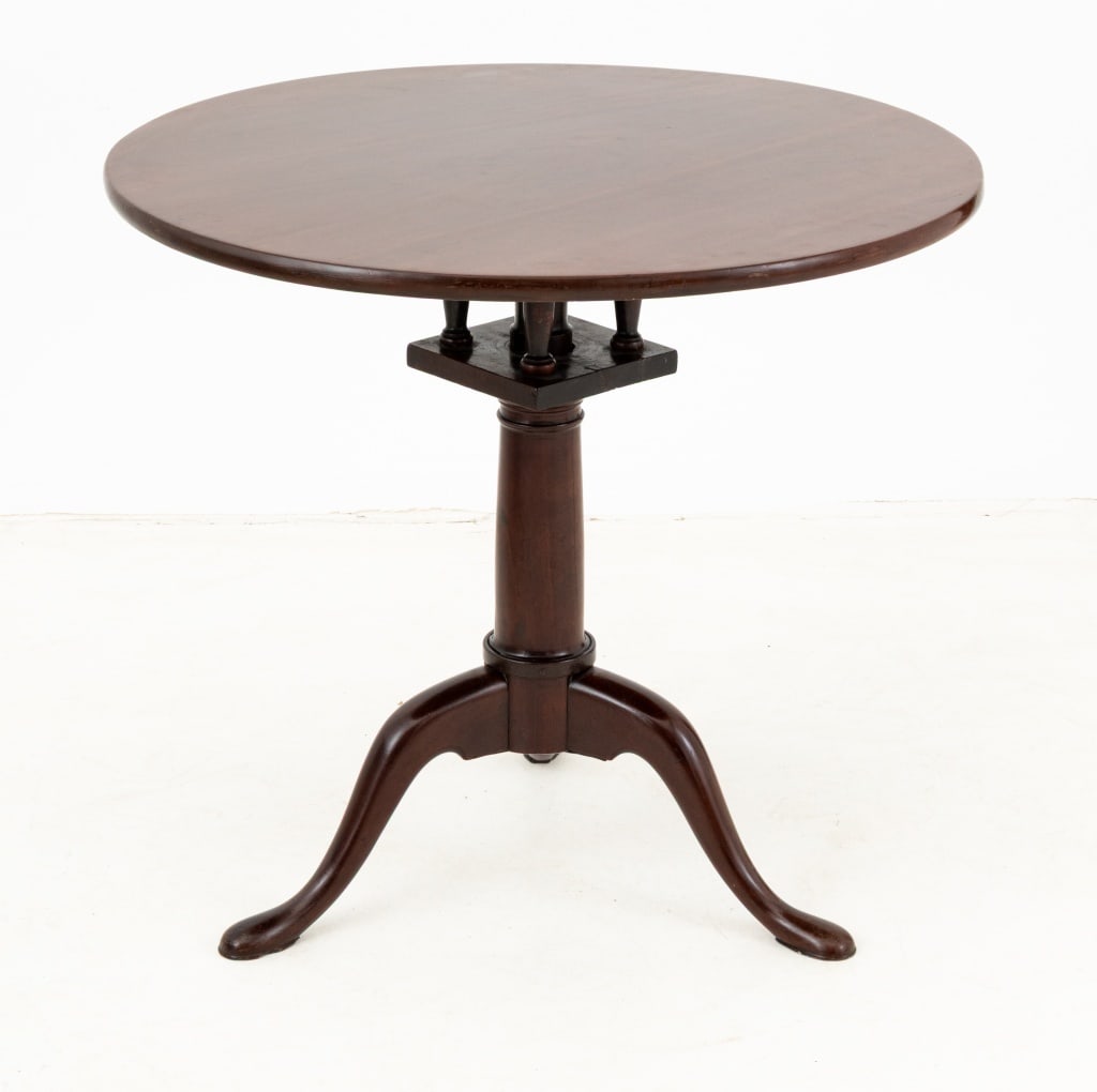 George III Style Mahogany Tripod Table - 3
