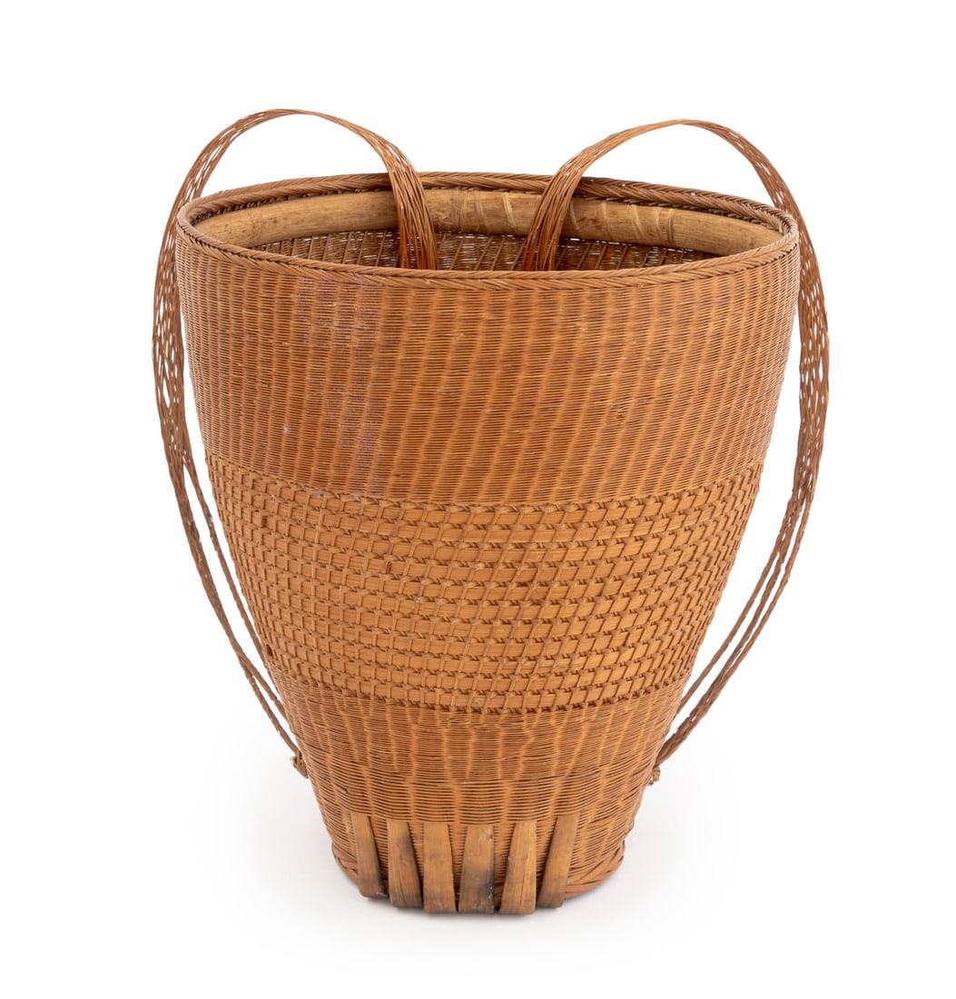 Southeast Asian Woven Rattan Basket (1 of 8)