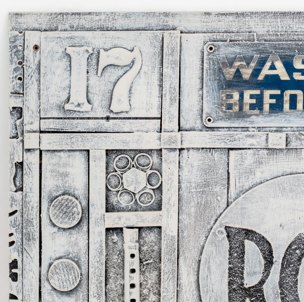 Bill Clark Found Object Assemblage on Board - 2