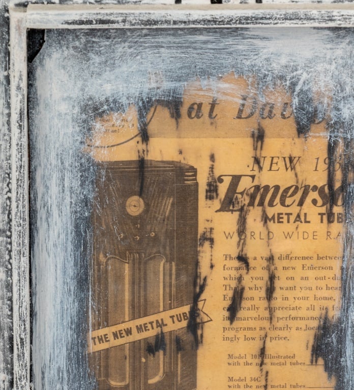 Bill Clark Found Object Assemblage on Board - 5