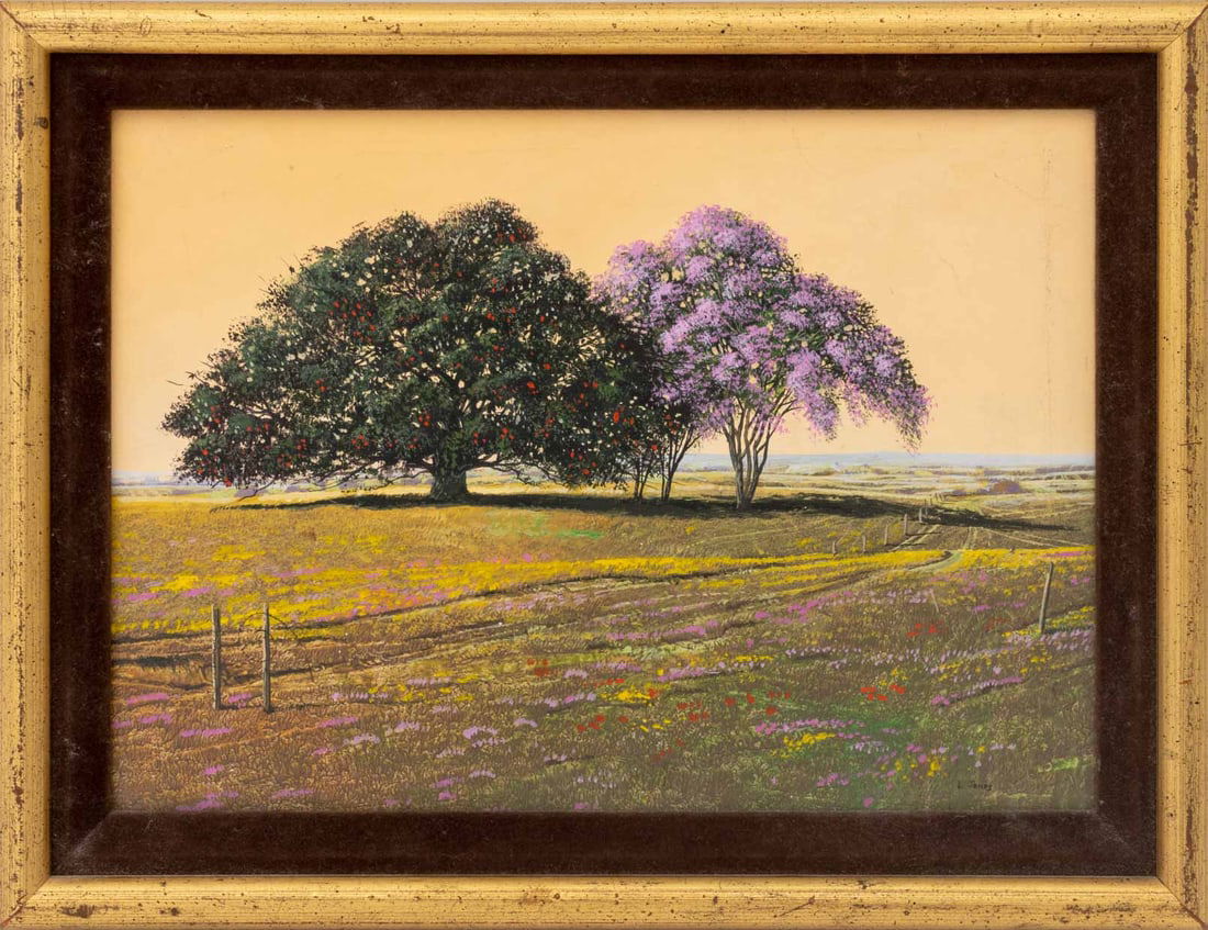 Walter Lewis Jones "Family" Oil on Board, 1981 (1 of 6)