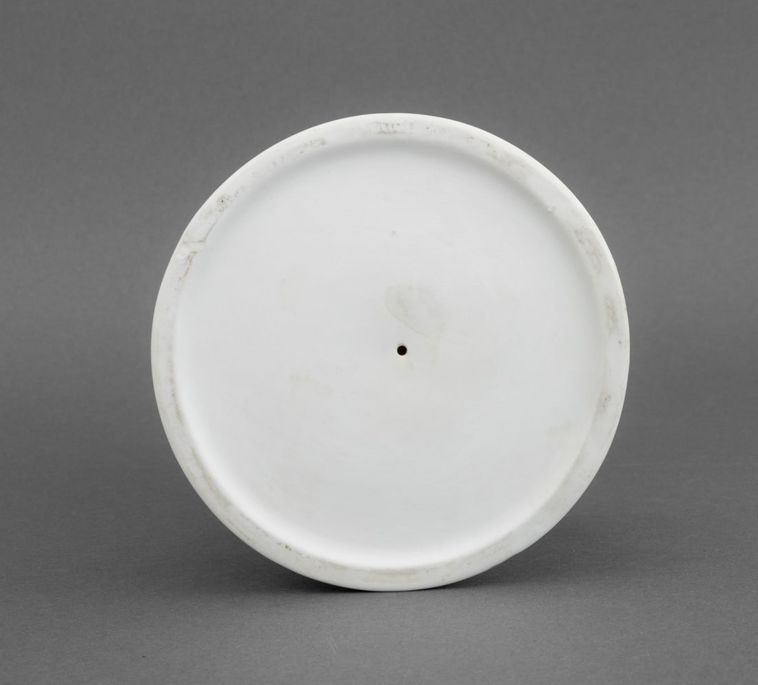 Owl Perched on a Tree Bisque Porcelain Sculpture - 8