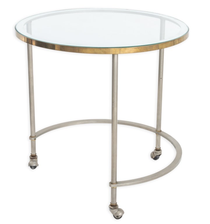 Mid-Century Modern Chrome Nesting Tables, 3 - 7