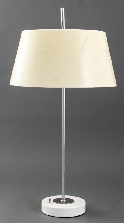 Mid-Century Modern Chrome & Acrylic Table Lamp (1 of 6)