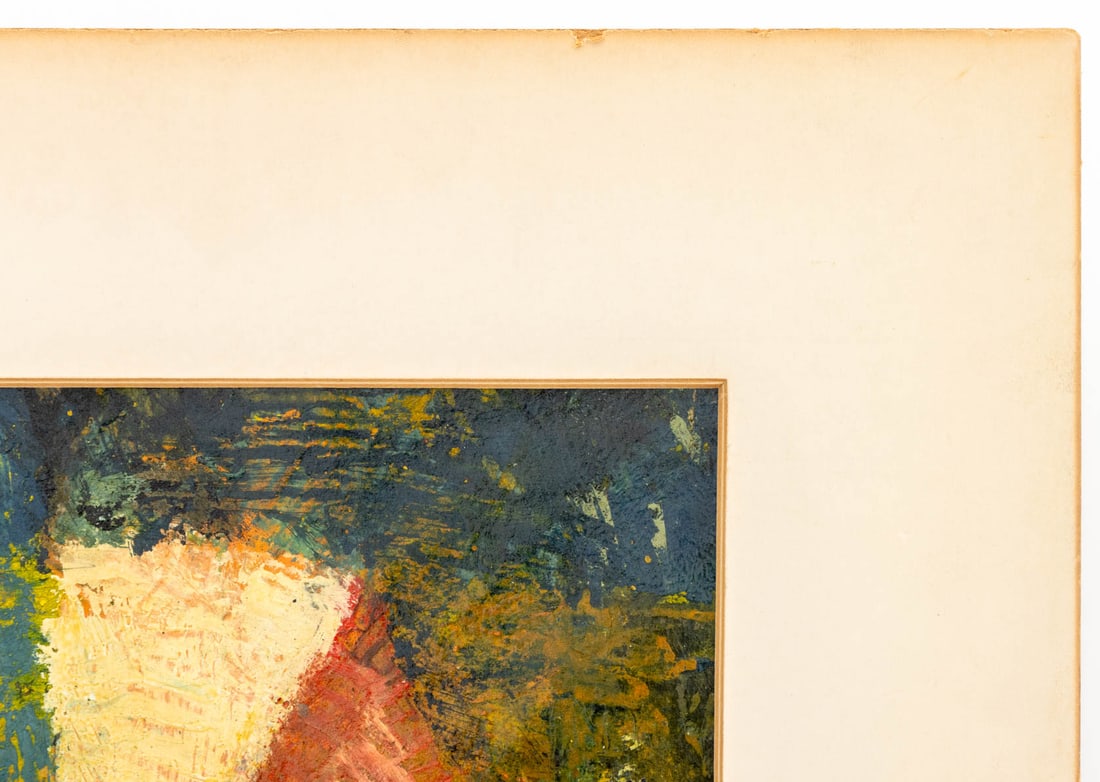 Signed Geometric Composition Mixed Media - 2