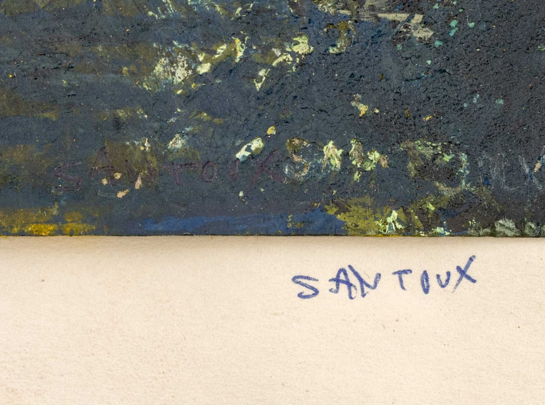 Signed Geometric Composition Mixed Media - 6