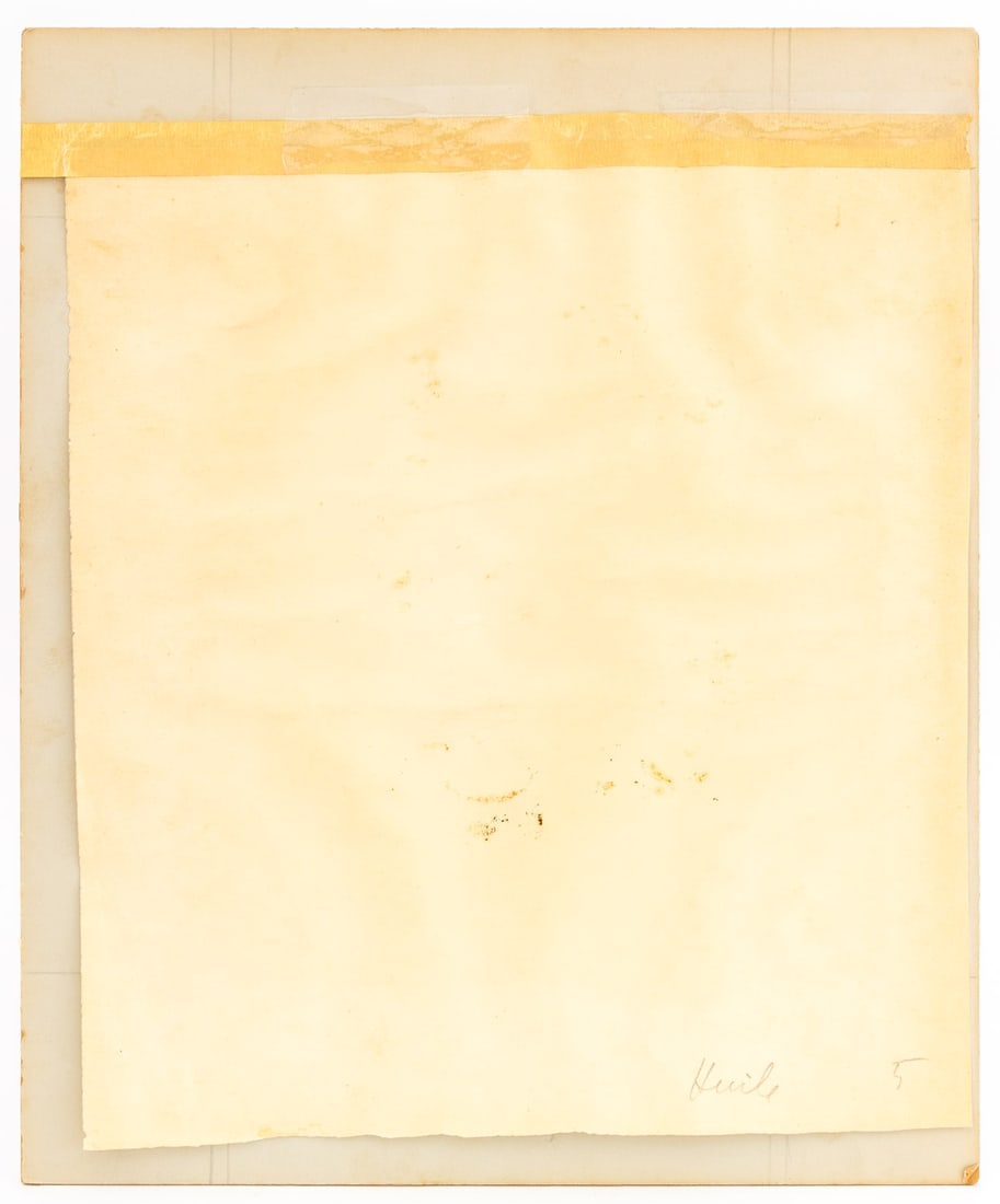 Signed Geometric Composition Mixed Media - 7