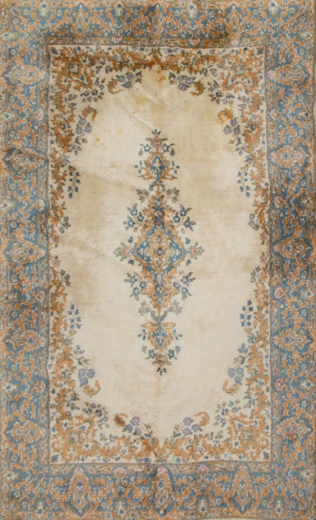 Kerman Wool Rug, 7' 9" x 4' 10" - 2