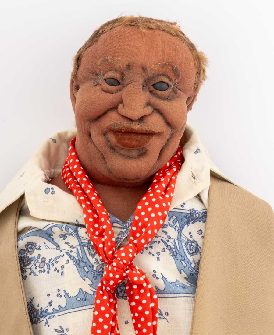 Folk Art "Meigs" Hand-Sewn Doll - 2