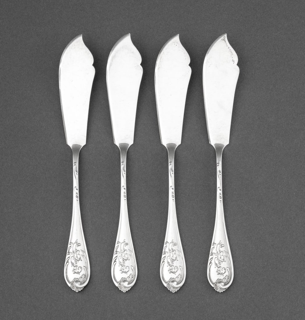 Russian Silver Serving Flatware, 9 Pcs. - 2