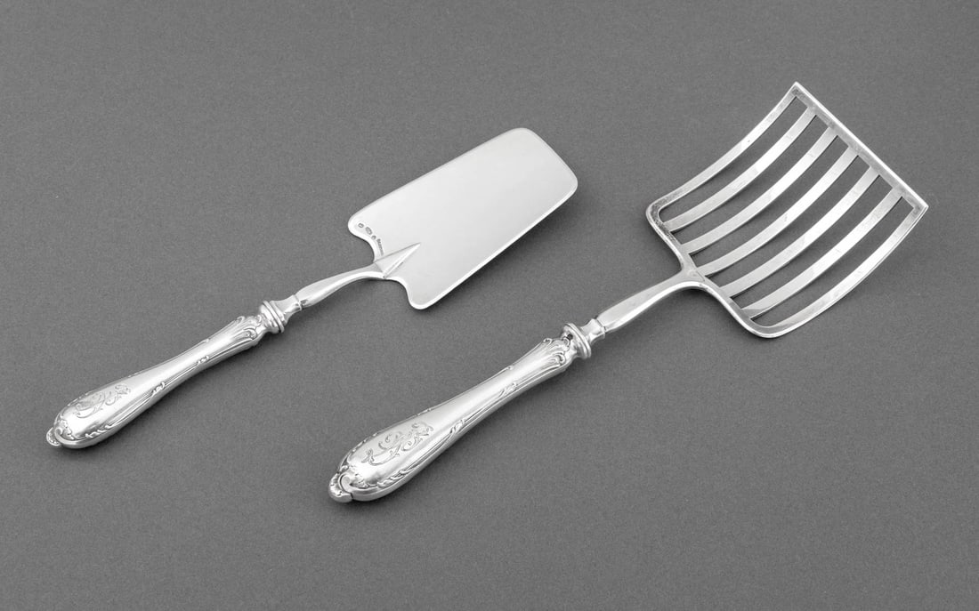 Russian Silver Serving Flatware, 9 Pcs. - 6