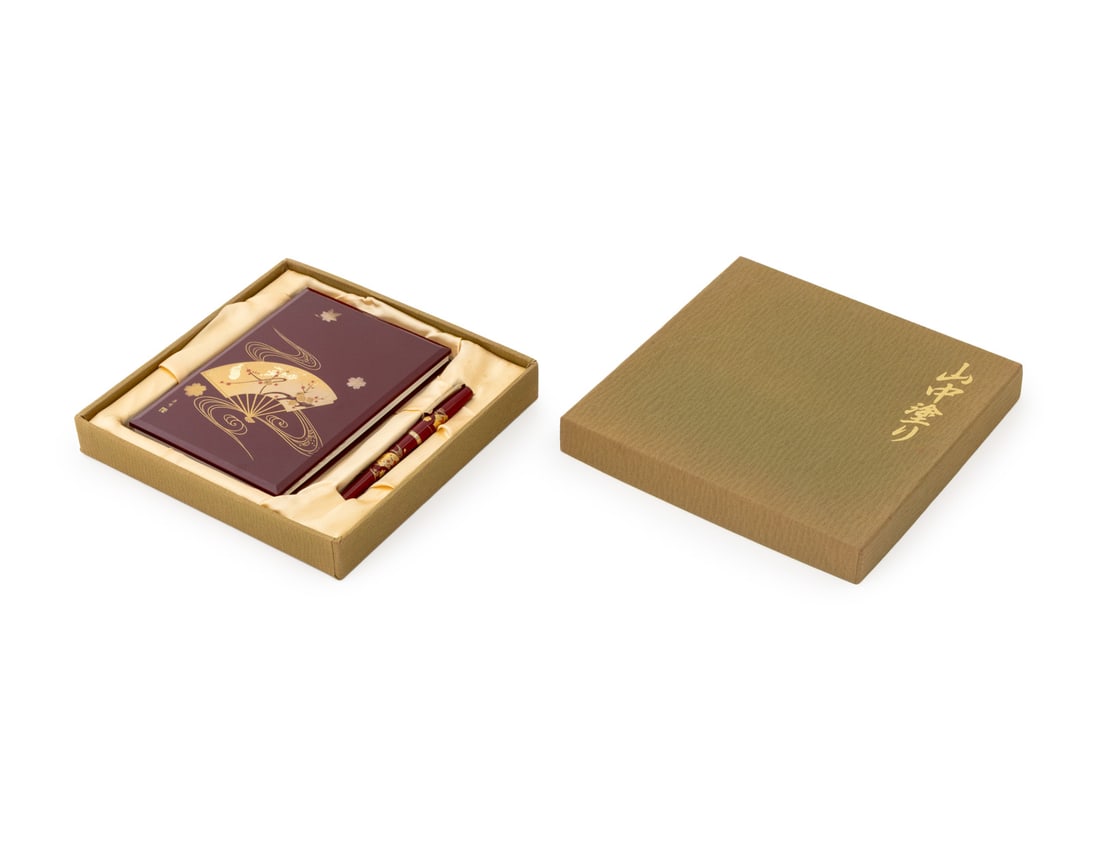 Sailor Red Lacquered Fountain Pen & Address Book (1 of 15)