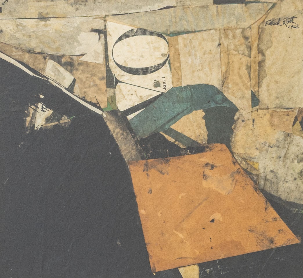 Frank Roth Untitled Mixed Media Collage, 1962 - 2