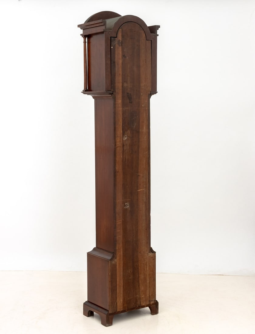 Tiffany Style Mahogany Longcase Clock - 10