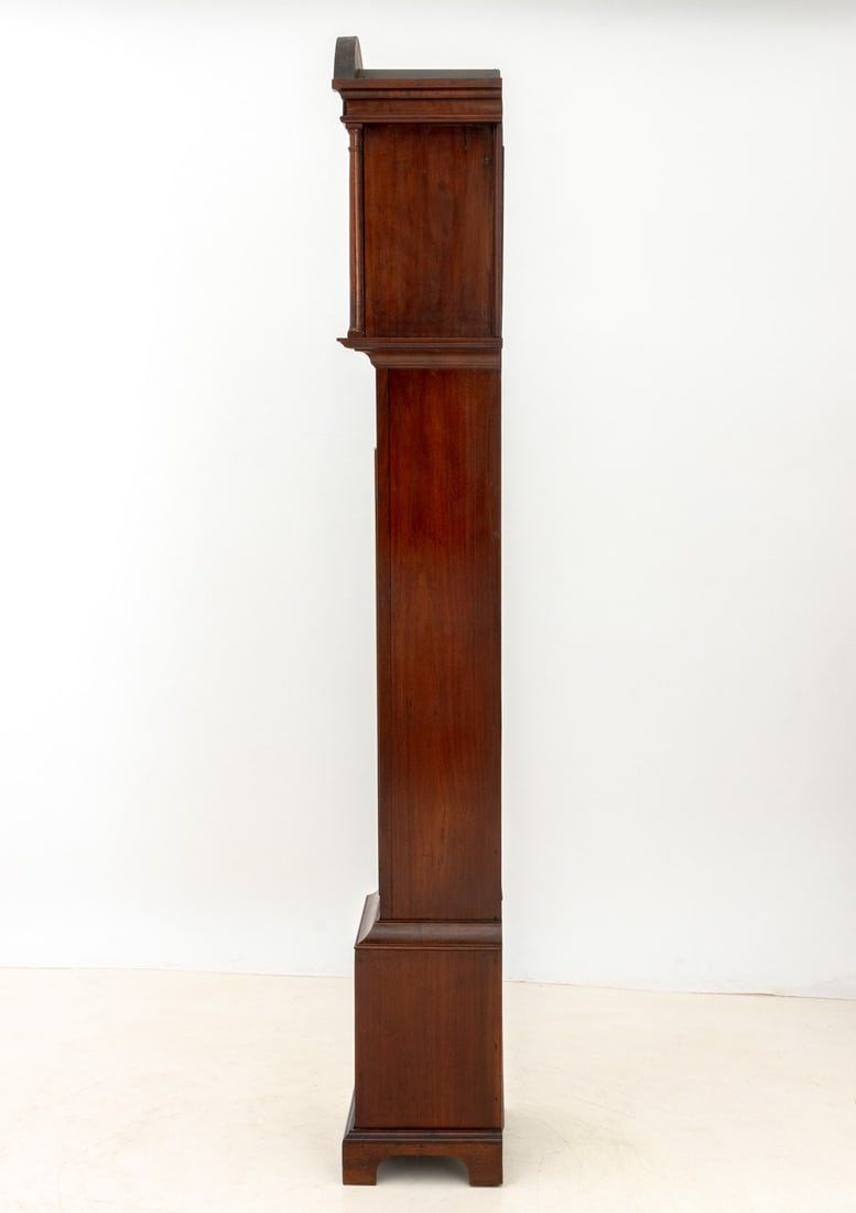 Tiffany Style Mahogany Longcase Clock - 9