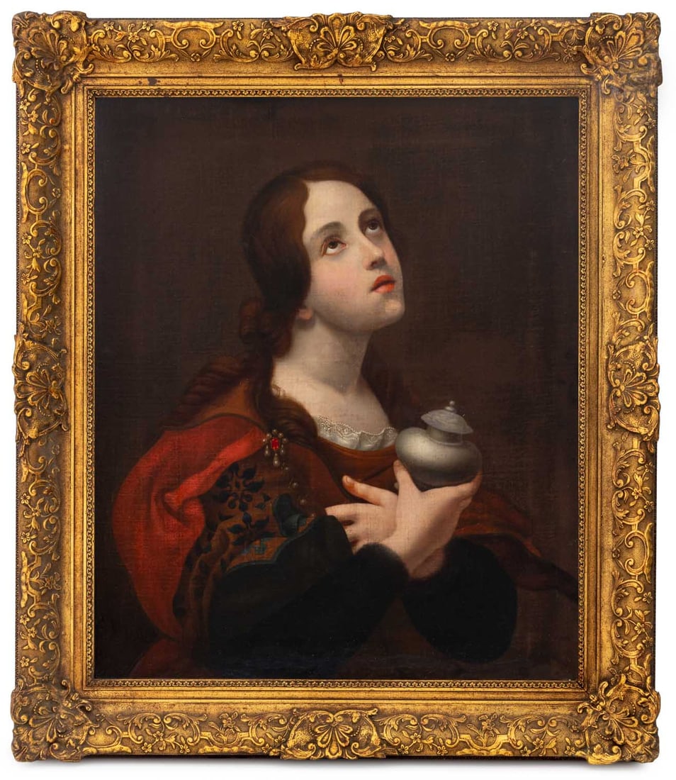 After Carlo Dolci "The Penitent Magdalene" Oil (1 of 7)