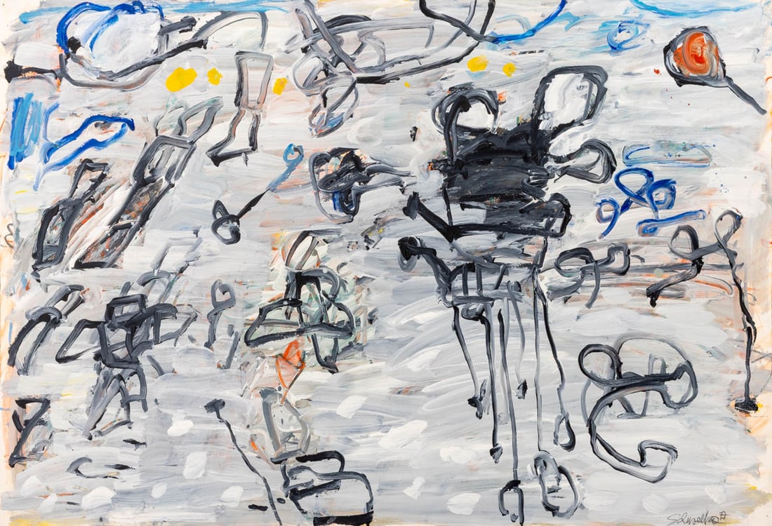 Elfi Schuselka "Between There and Here" Acrylic (1 of 8)