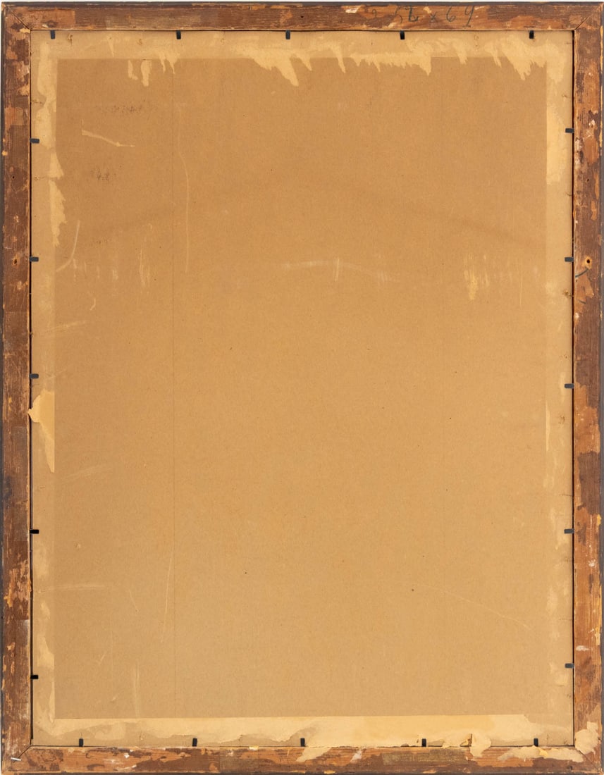 Abstract Expressionist Composition Oil on Panel - 11