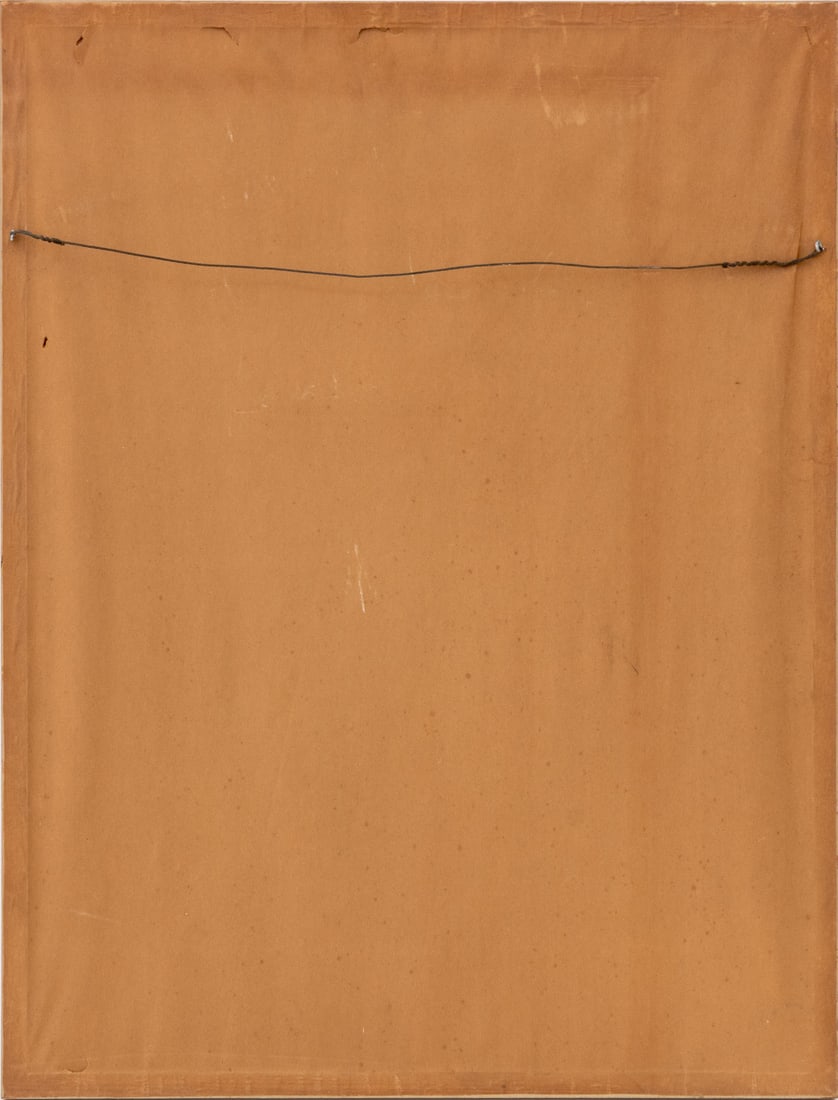 Abstract Expressionist Composition Oil on Panel - 5